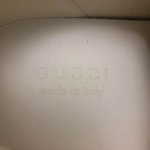 GUCCI Ace Low-top Silver Sneakers - Picture 10 of 16